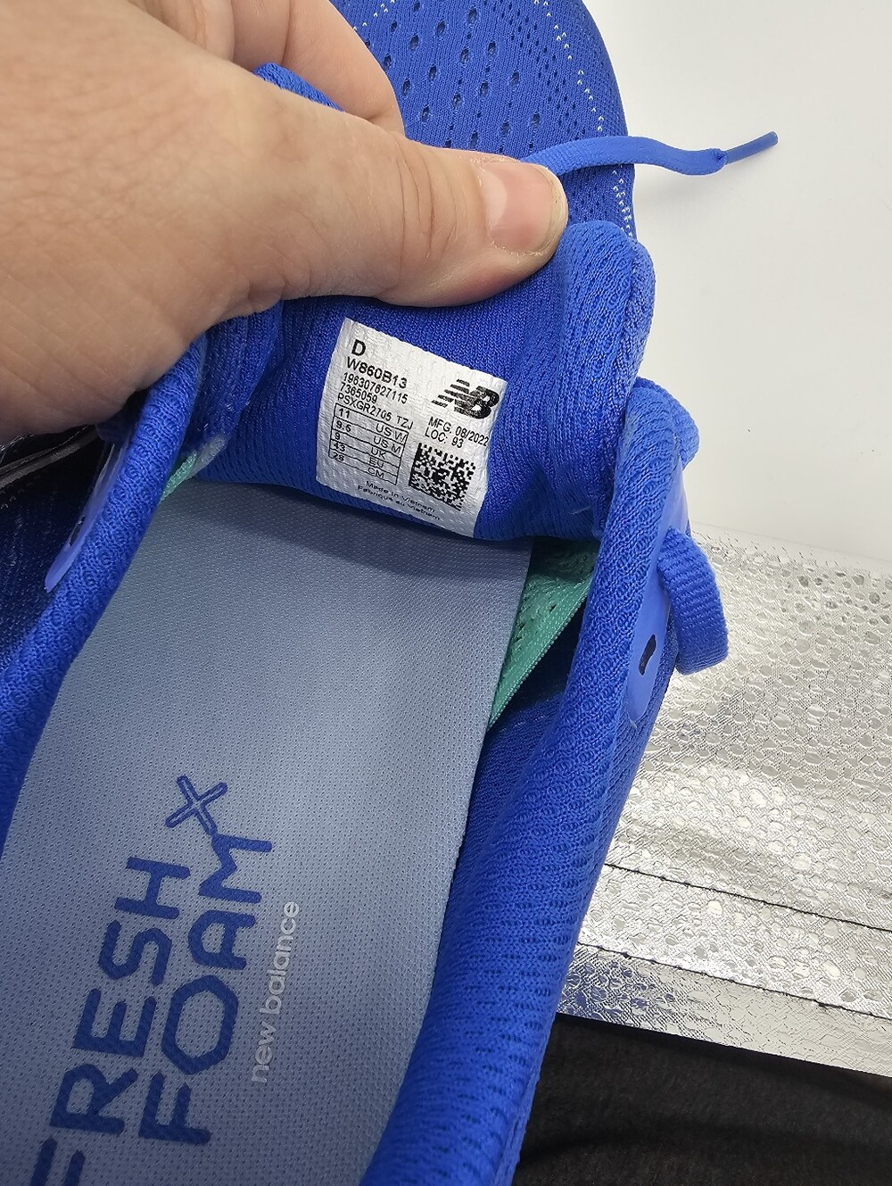 New Balance Fresh Foam X 860v13 Women's Size 111 (Medium) Running Shoes Blue - Picture 7 of 7